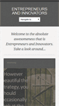 Mobile Screenshot of entrepreneursandinnovators.com